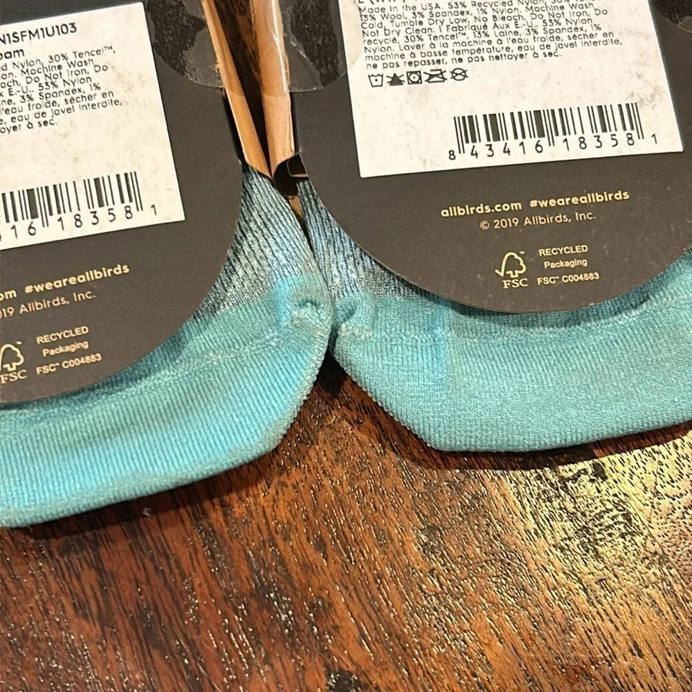 3 Pack Allbirds Merino Wool Blend Trino Sprinters No Show Socks Unisex L *As-ls*